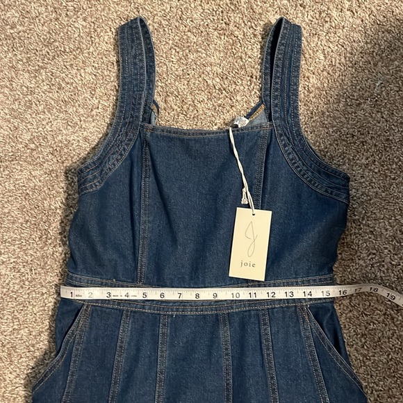 Joie a line mini denim dress NWT - Picture 2 of 5